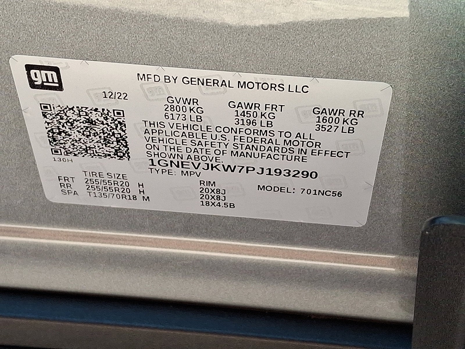 2023 Chevrolet Traverse RS