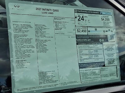 2027 INFINITI QX60 LUXE AWD