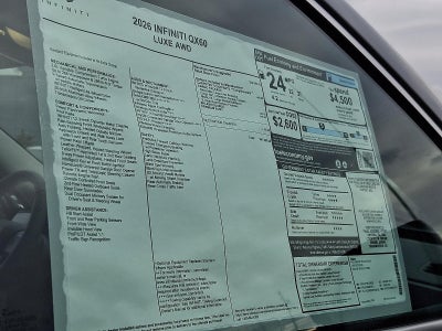 2026 INFINITI QX60 LUXE AWD