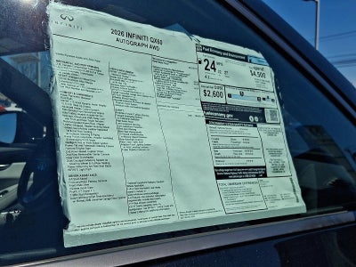 2026 INFINITI QX60 AUTOGRAPH AWD