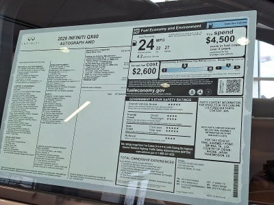2026 INFINITI QX60 AUTOGRAPH AWD