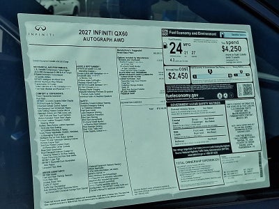 2027 INFINITI QX60 AUTOGRAPH AWD