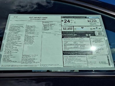 2027 INFINITI QX60 AUTOGRAPH AWD