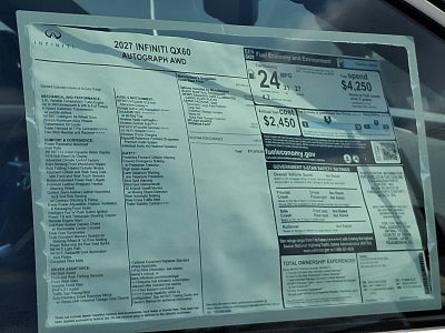 2027 INFINITI QX60 AUTOGRAPH AWD
