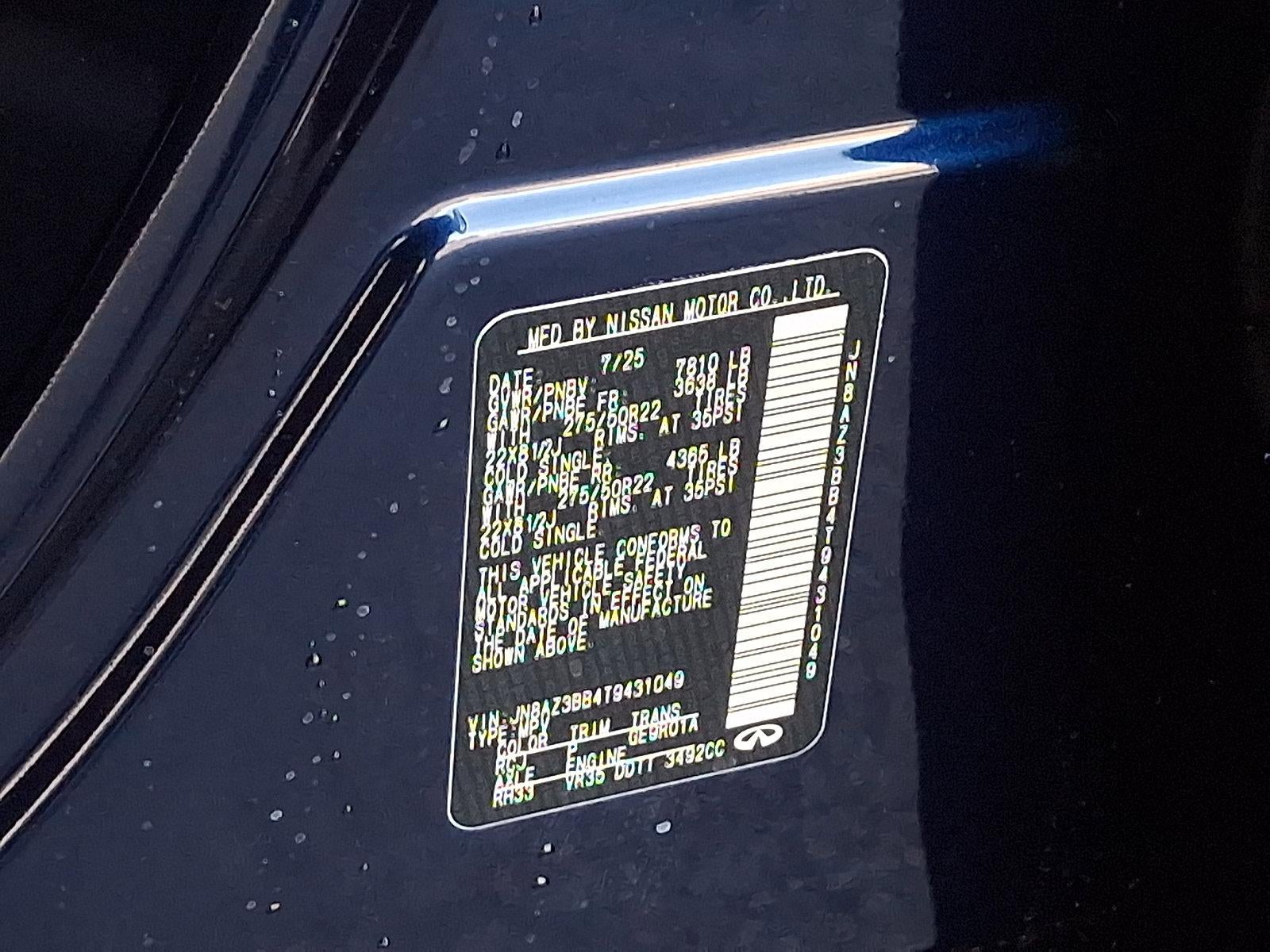 2026 INFINITI QX80 LUXE AWD