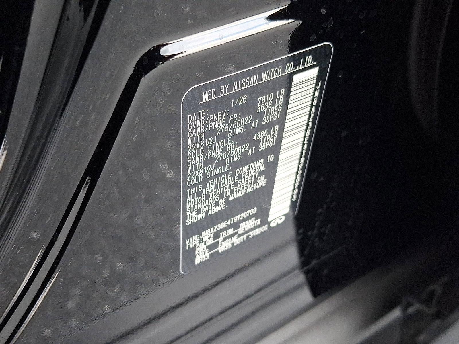 2026 INFINITI QX80 LUXE AWD