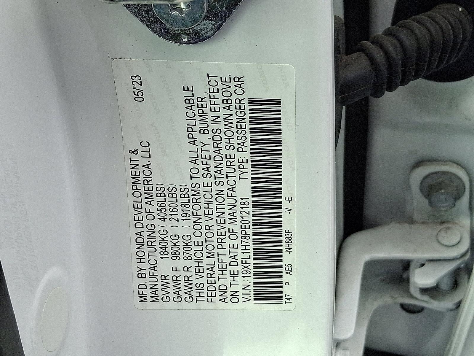 2023 Honda Civic Hatchback EX-L CVT