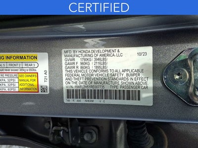 2024 Honda Civic LX **CERTIFIED**