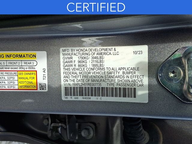 2024 Honda Civic LX **CERTIFIED**