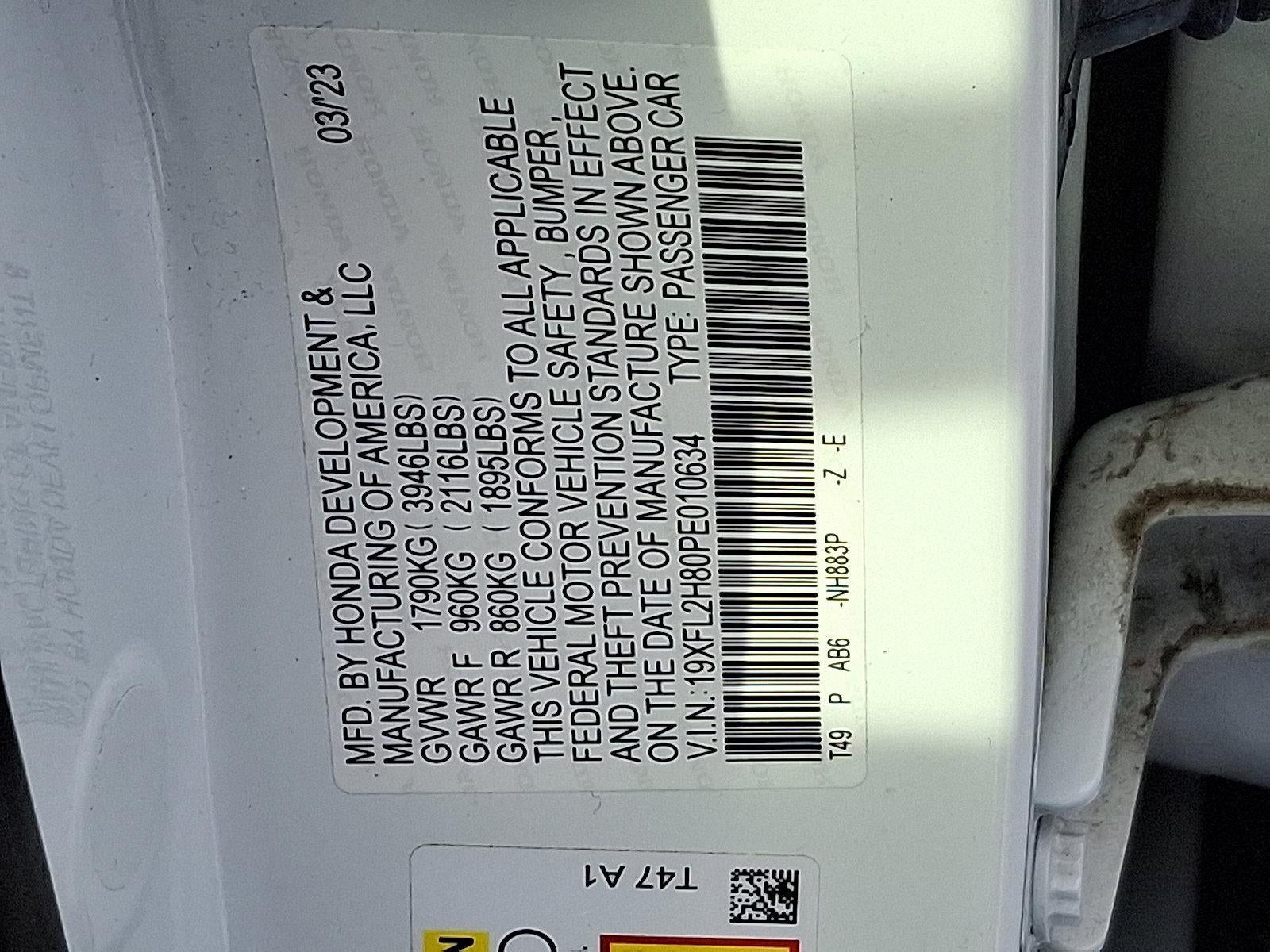 2023 Honda Civic Hatchback Sport CVT