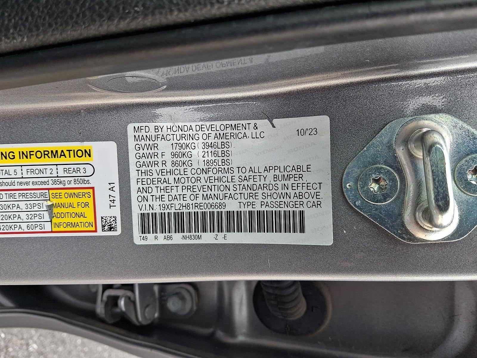 2024 Honda Civic Hatchback Sport CVT