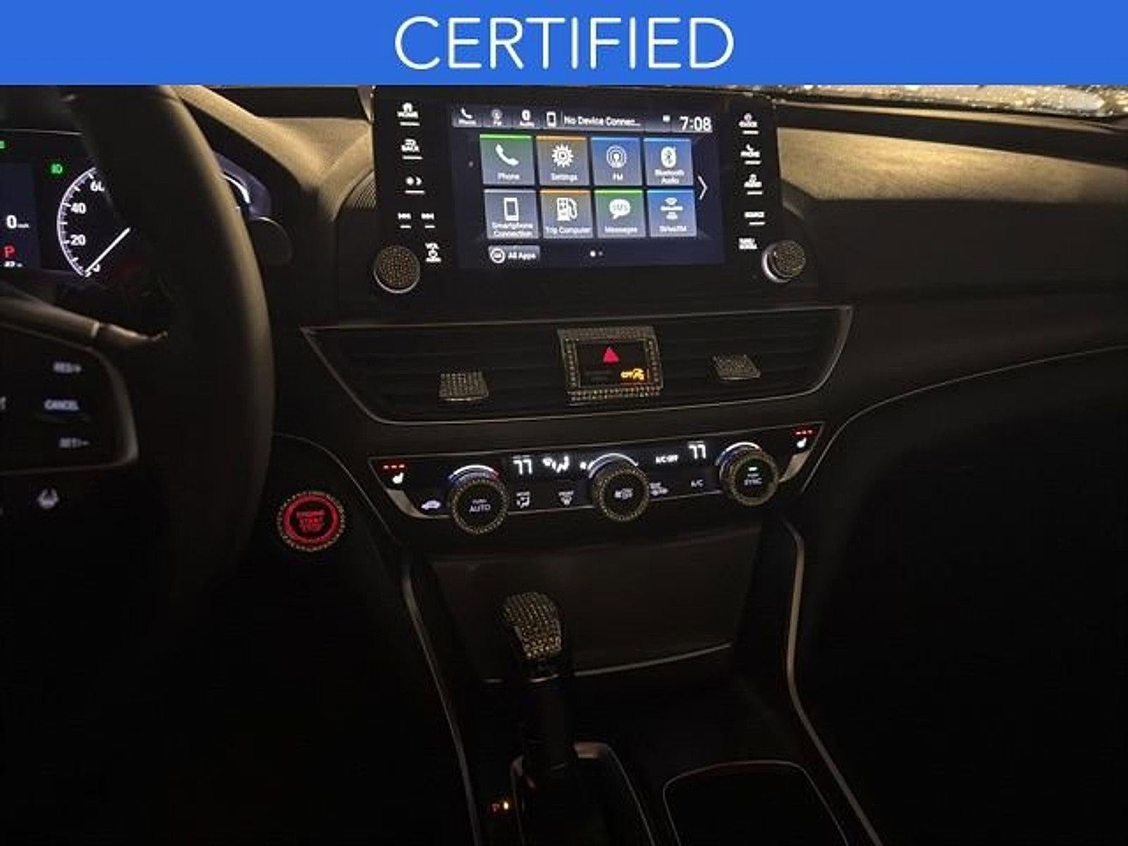 2022 Honda Accord Sedan EX-L 1.5T CVT