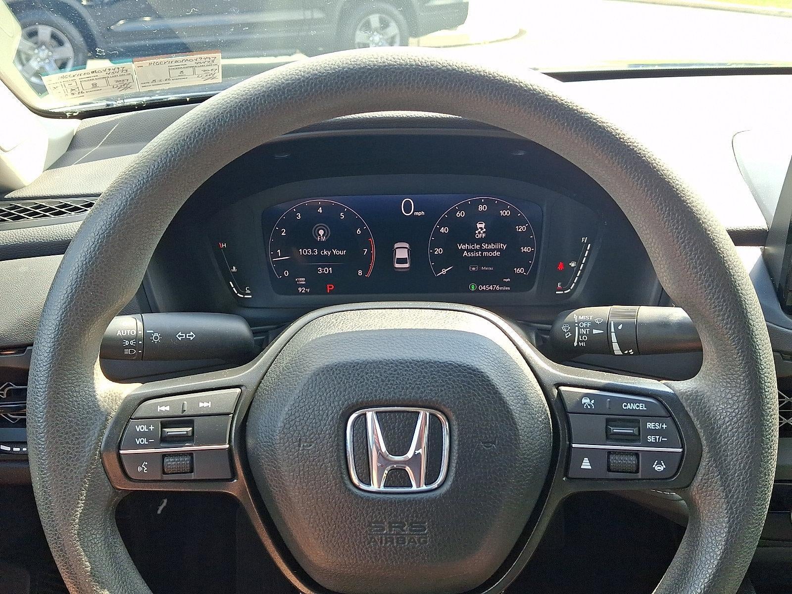 2023 Honda Accord Sedan LX CVT