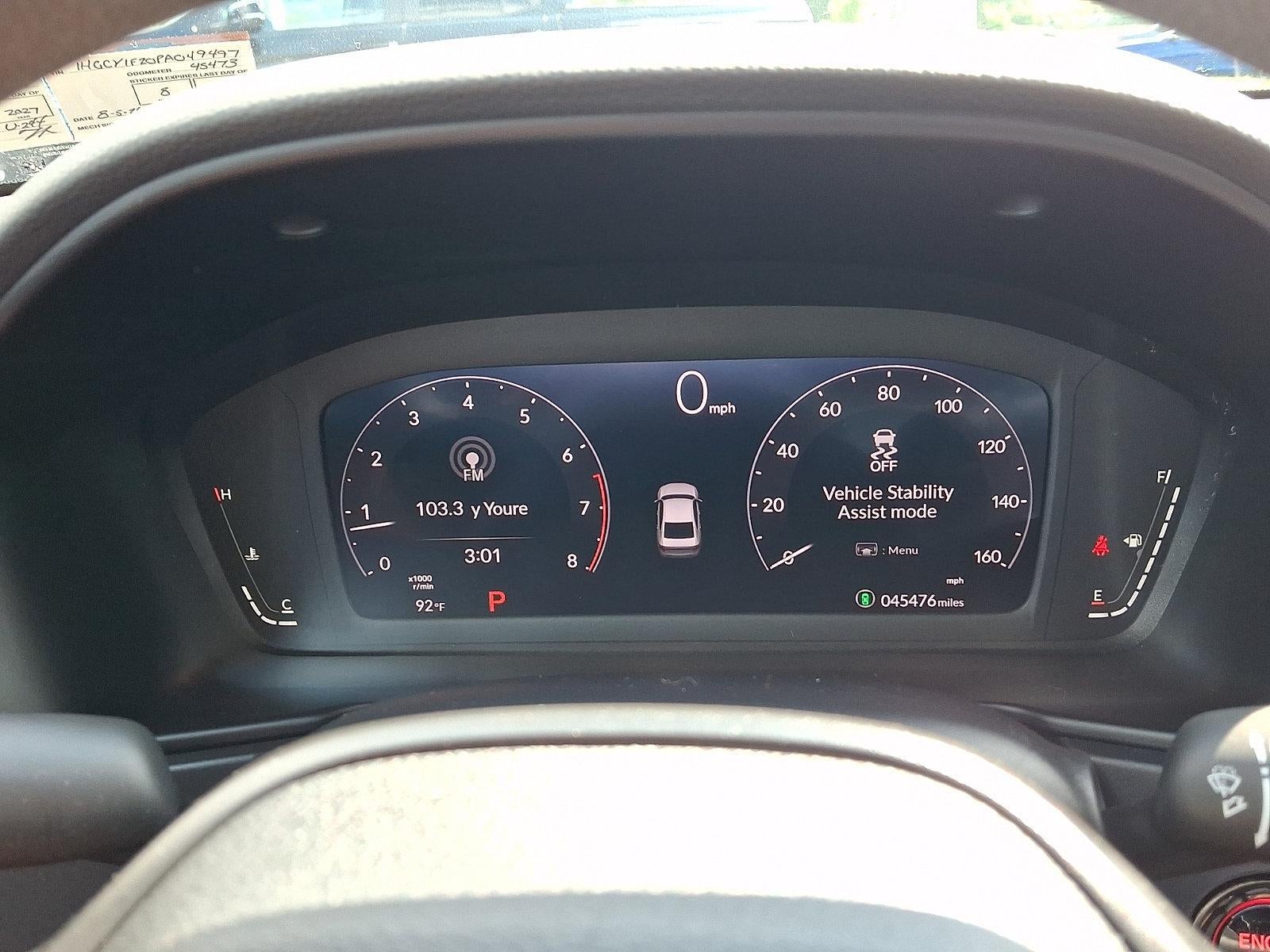 2023 Honda Accord Sedan LX CVT