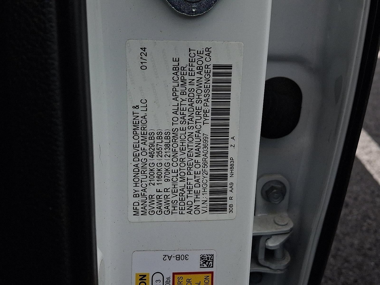 2024 Honda Accord Hybrid Sport Sedan