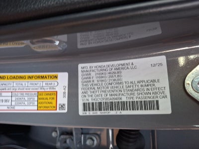 2025 Honda Accord Hybrid Sport Sedan