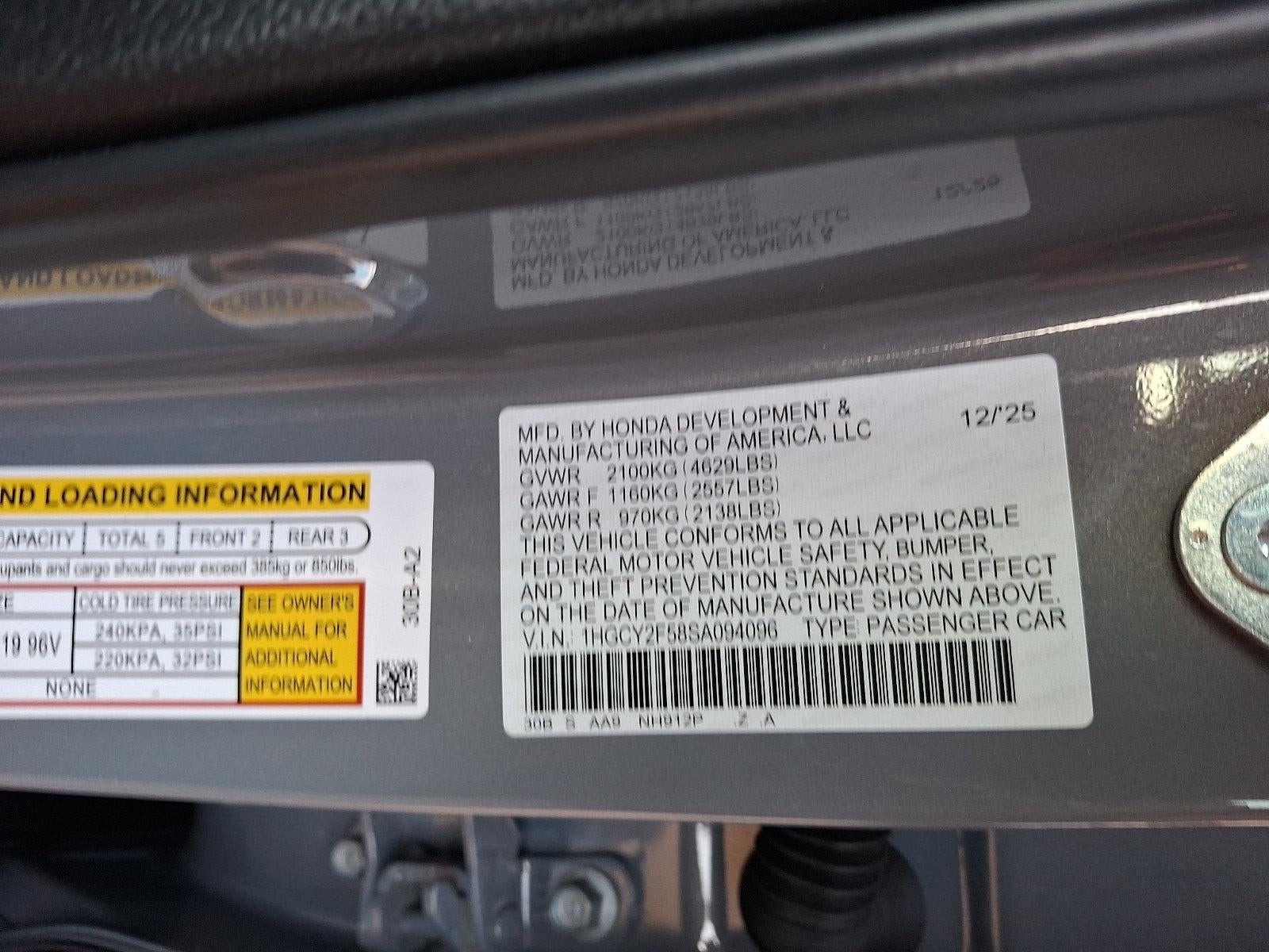 2025 Honda Accord Hybrid Sport Sedan