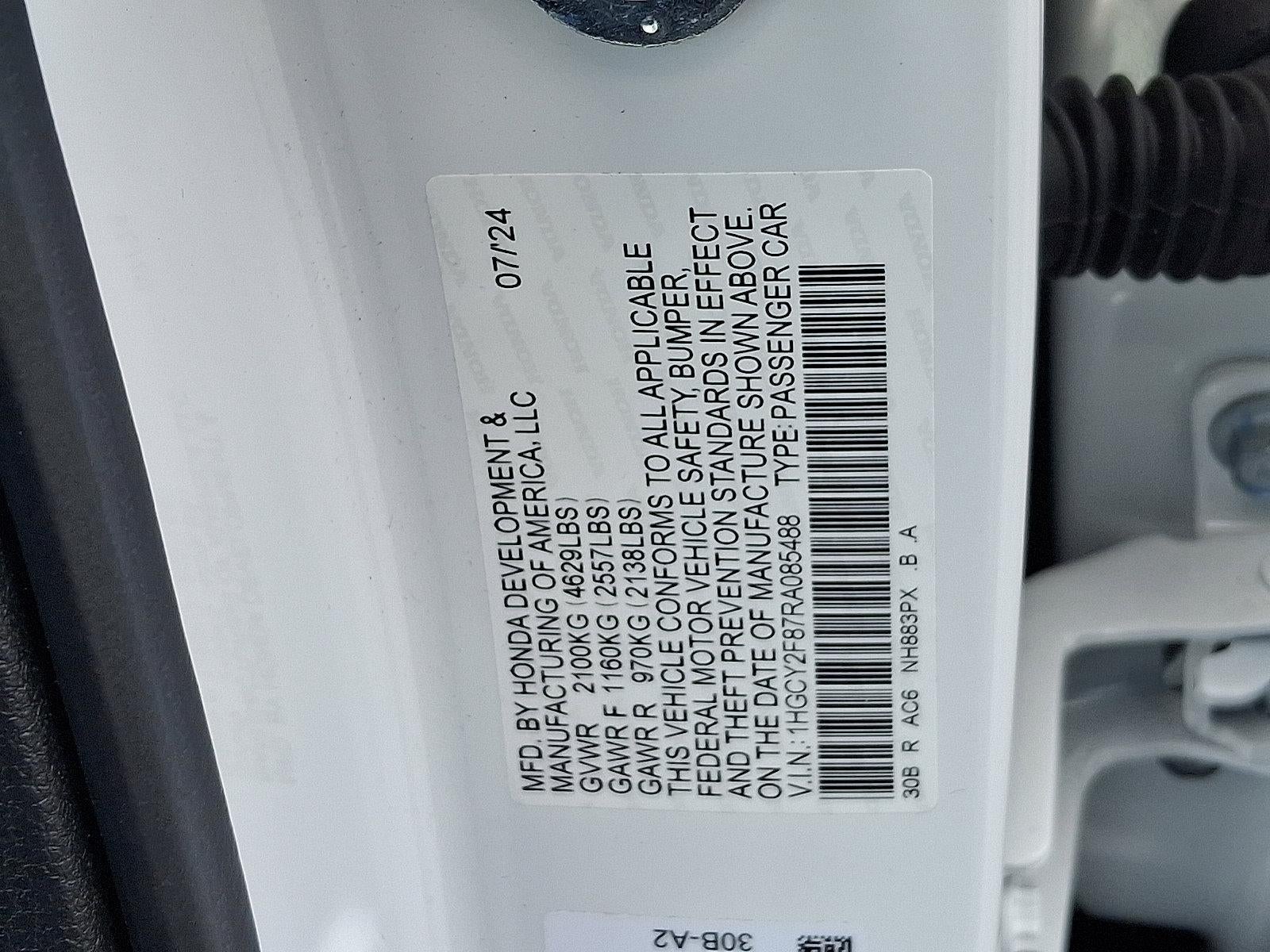 2024 Honda Accord Hybrid Touring Sedan