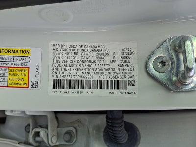 2023 Honda Civic Sedan EX CVT