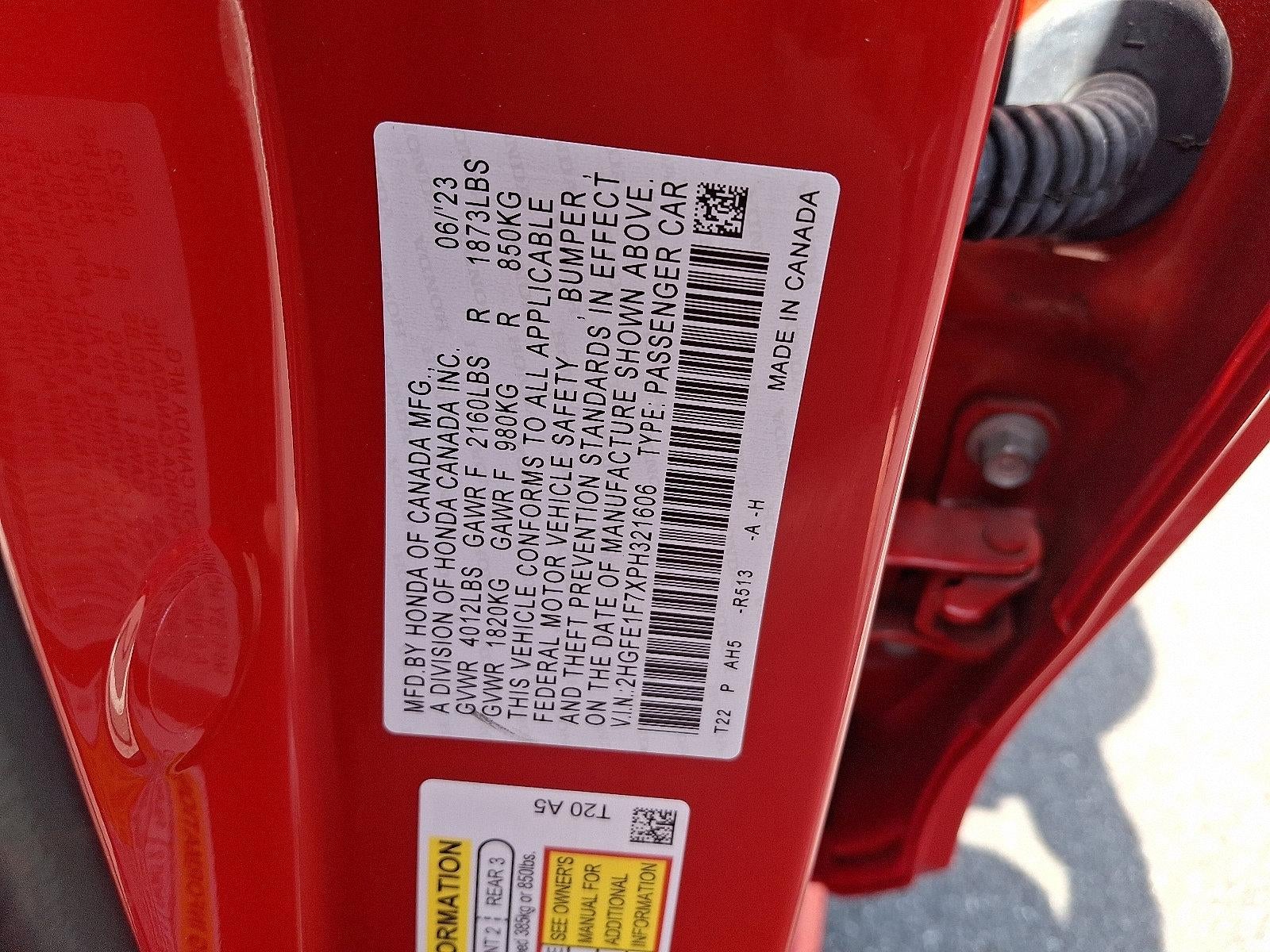 2023 Honda Civic Sedan EX CVT