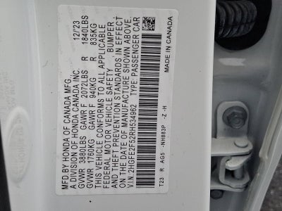 2024 Honda Civic Sedan Sport CVT