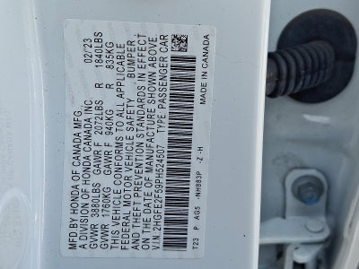 2023 Honda Civic Sedan Sport CVT