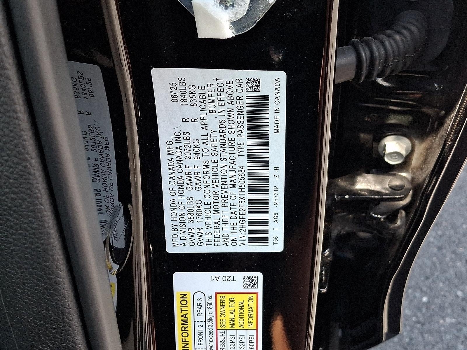 2026 Honda Civic Sedan Sport CVT