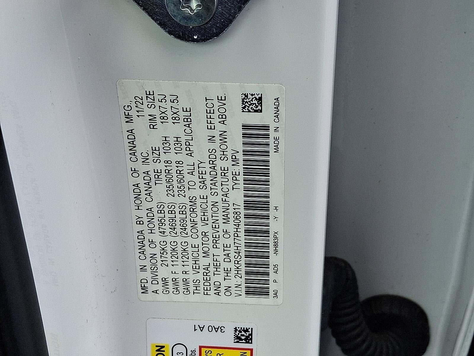 2023 Honda CR-V EX-L AWD w/o BSI