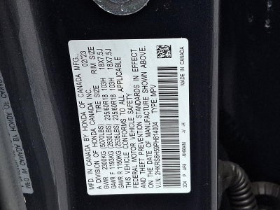 2023 Honda CR-V Hybrid Sport AWD w/o BSI