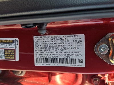 2020 Honda CR-V EX-L AWD