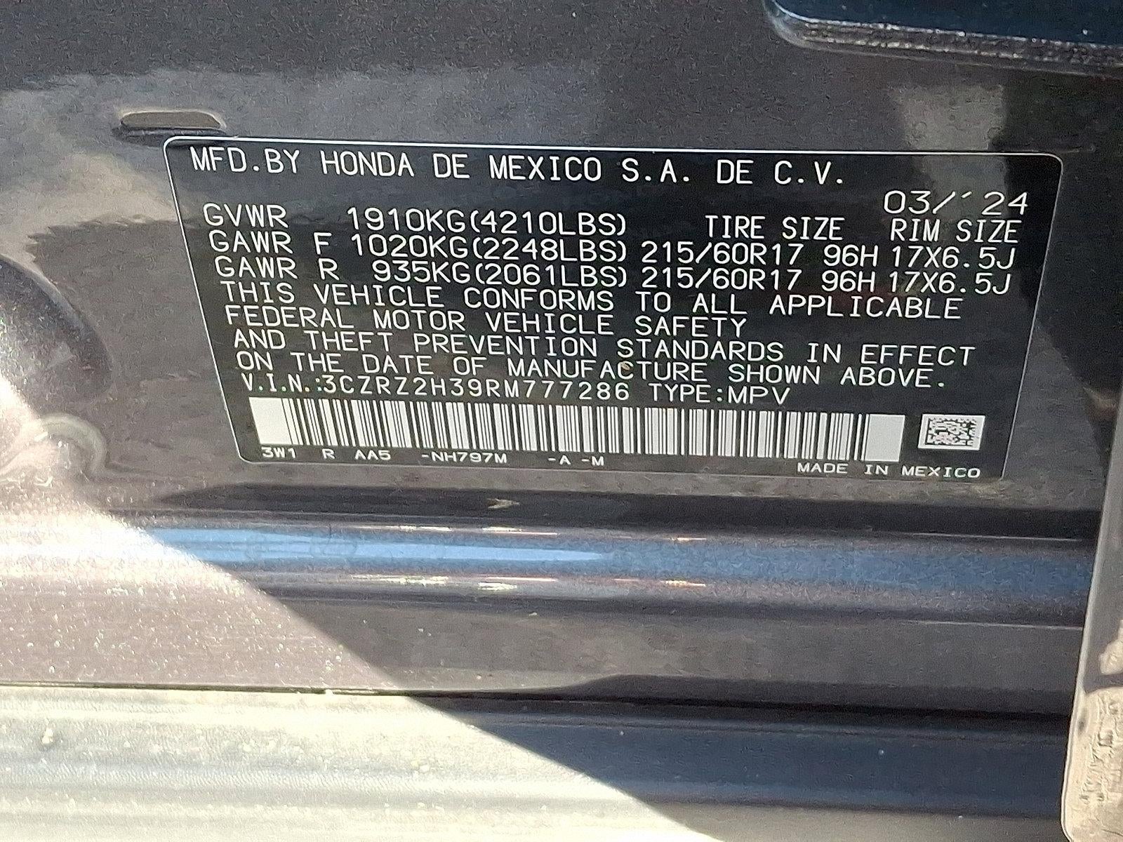 2024 Honda HR-V LX AWD CVT