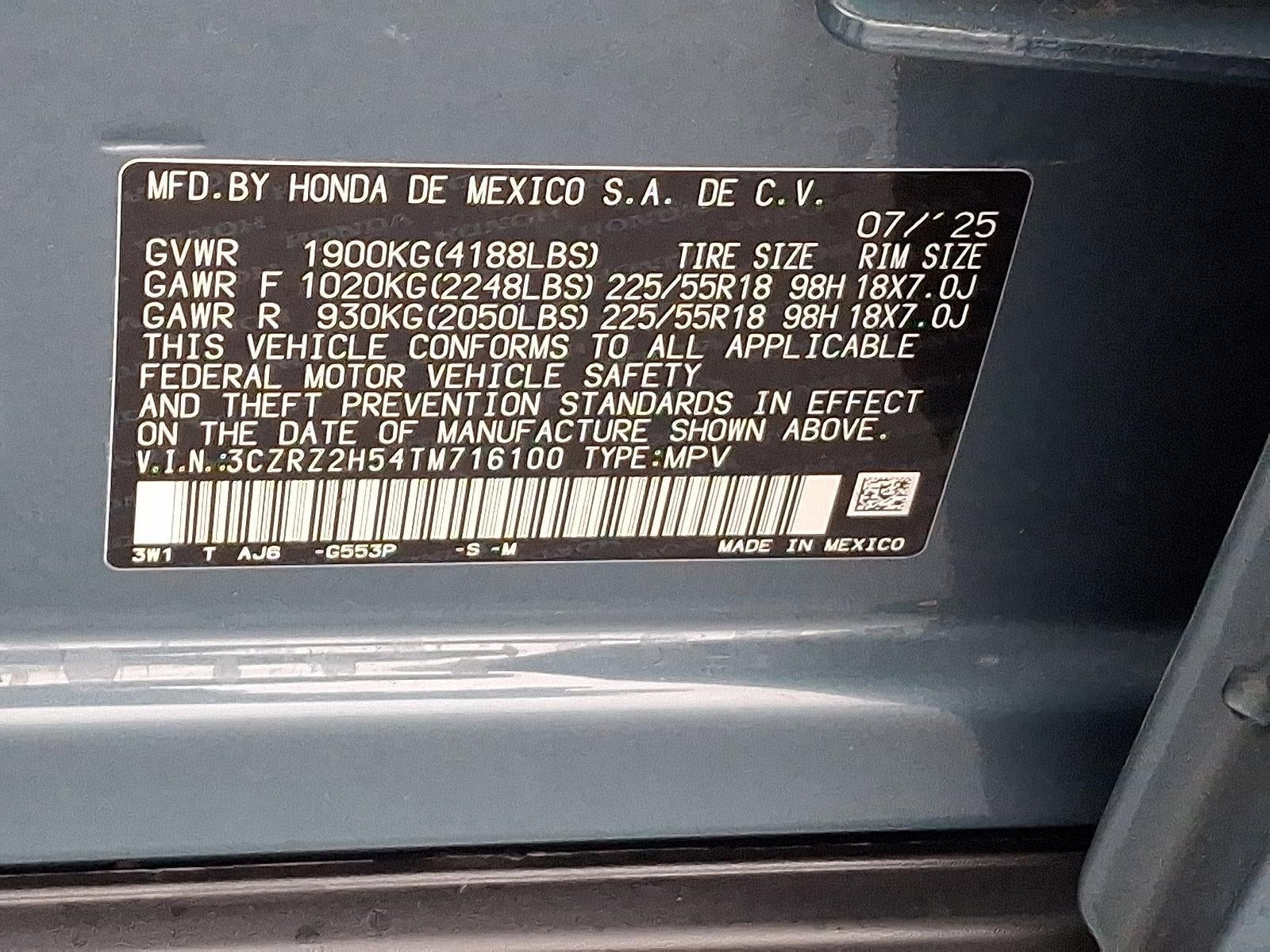 2026 Honda HR-V Sport AWD CVT