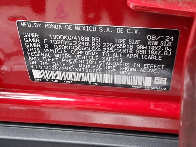 2025 Honda HR-V Sport AWD CVT