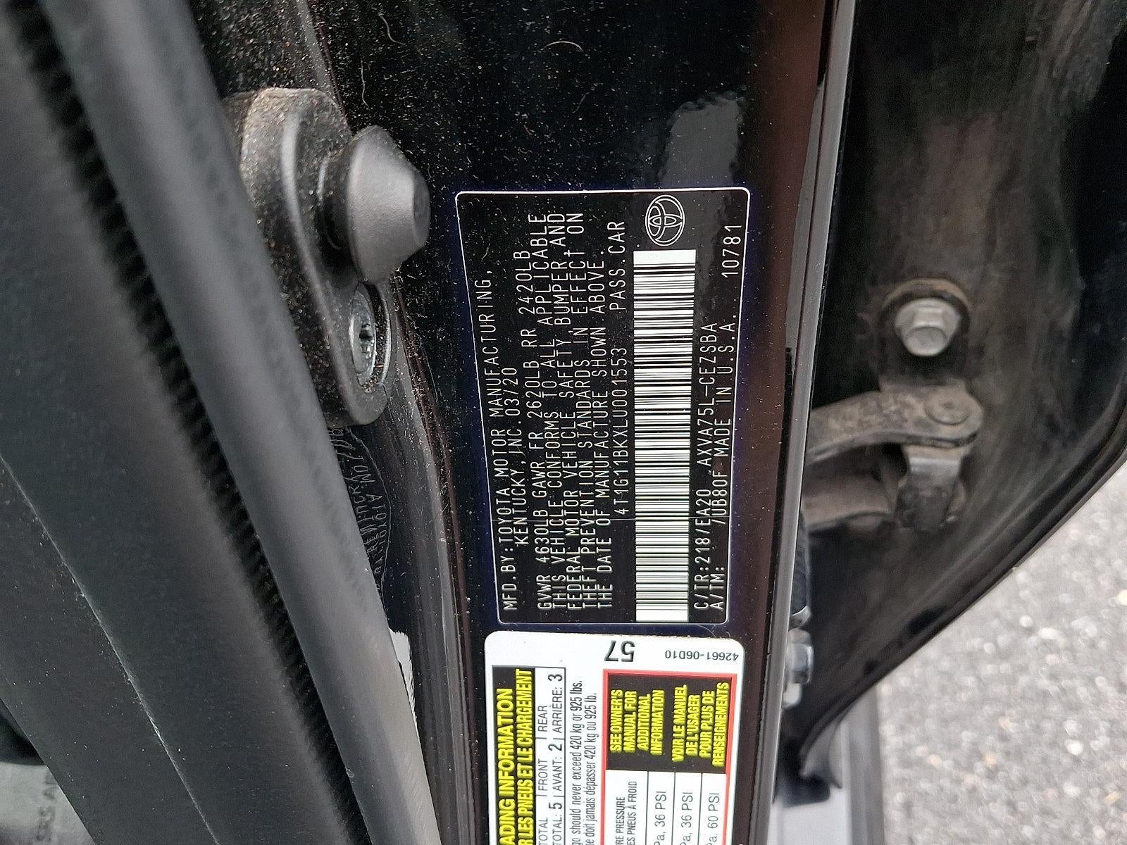 2020 Toyota Camry SE Auto AWD (Natl)