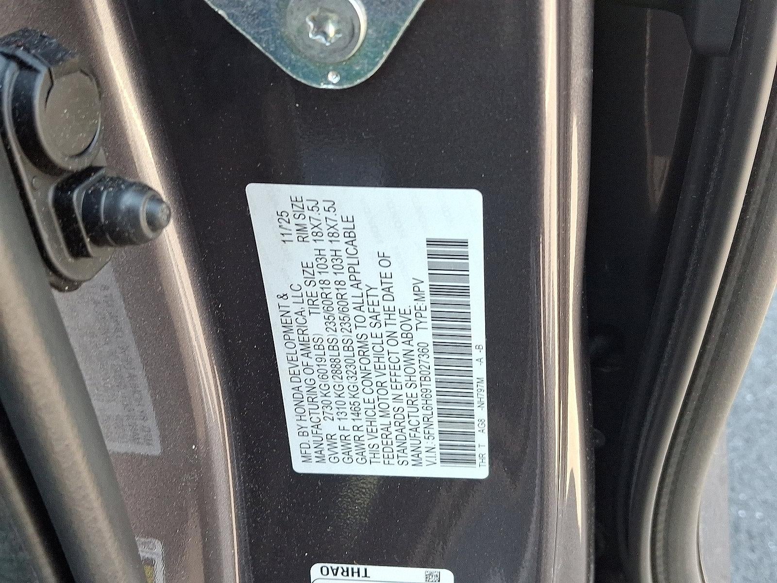2026 Honda Odyssey EX-L Auto