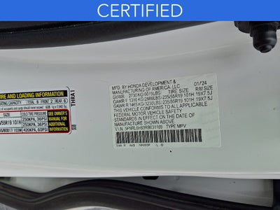 2024 Honda Odyssey Touring CERTIFIED