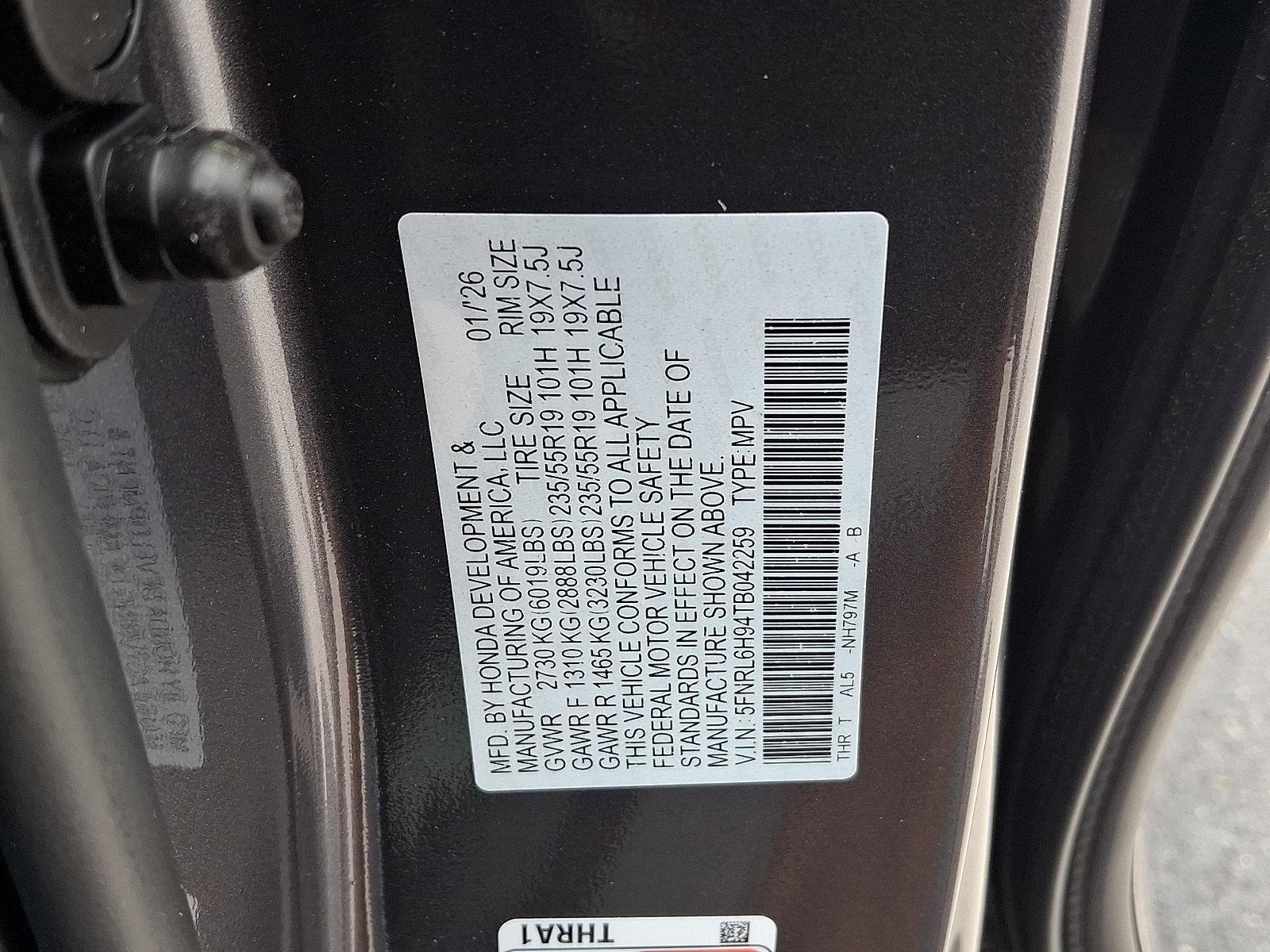 2026 Honda Odyssey Elite Auto