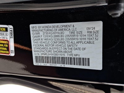 2025 Honda Odyssey Elite Auto
