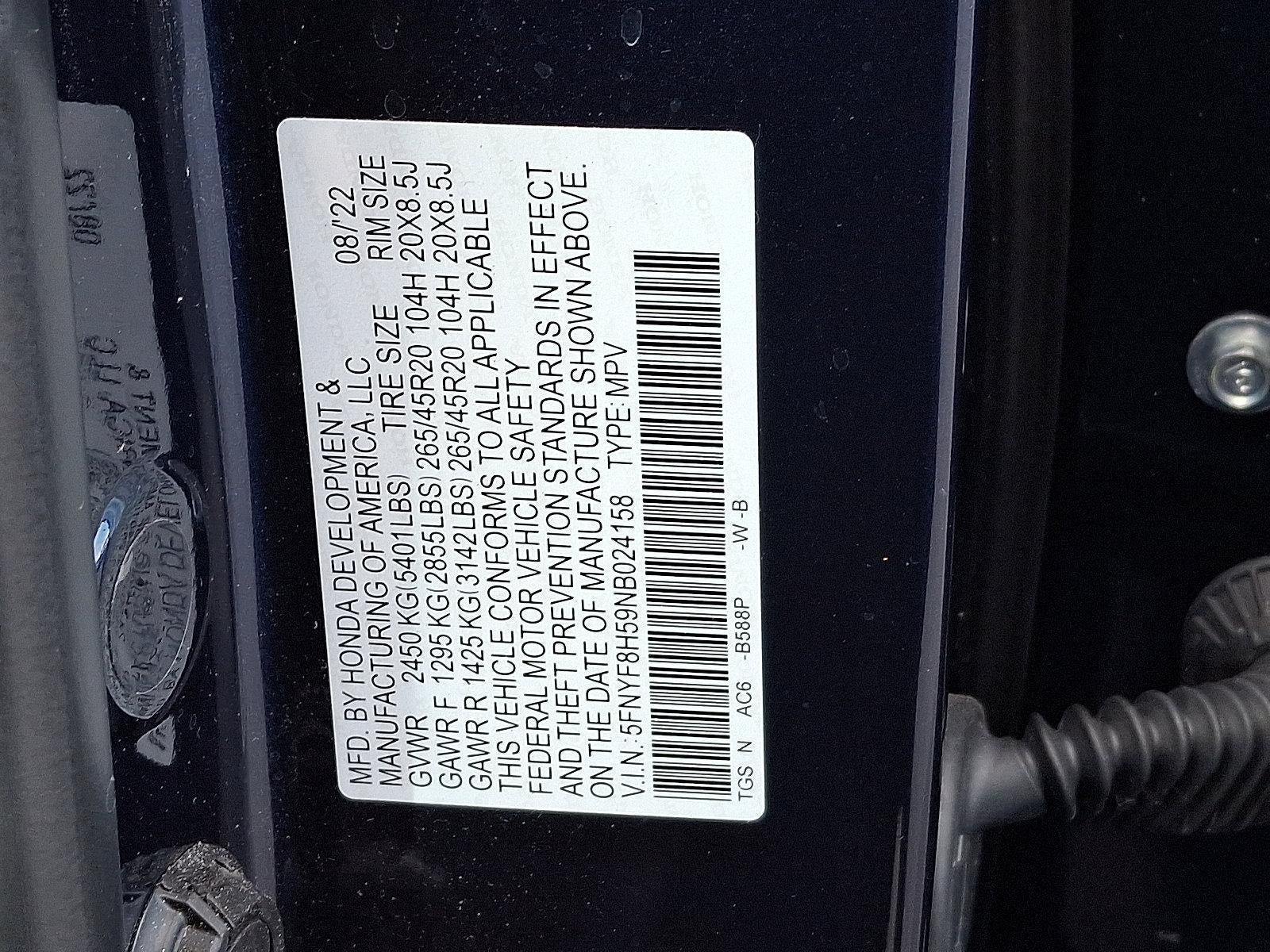 2022 Honda Passport EX-L AWD