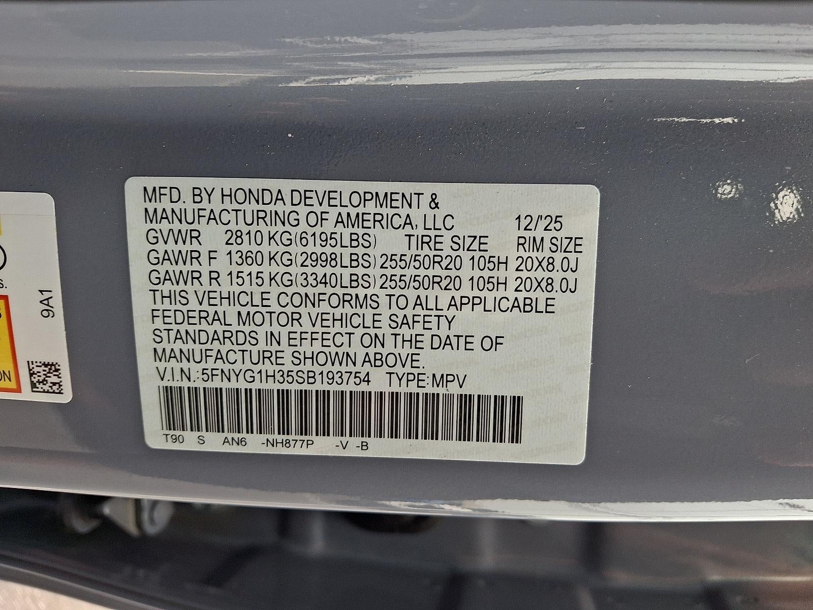2025 Honda Pilot Sport AWD
