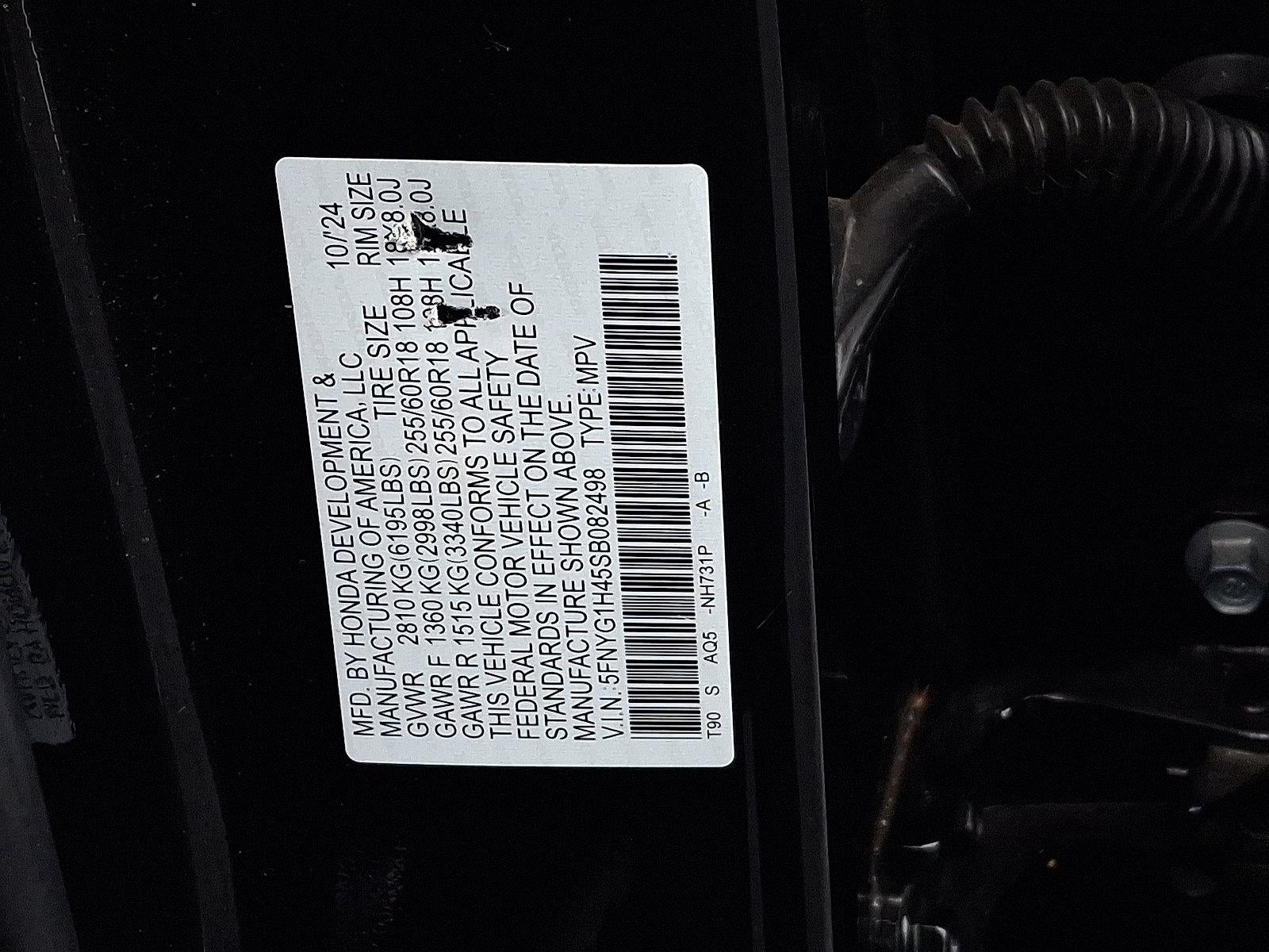 2025 Honda Pilot EX-L AWD