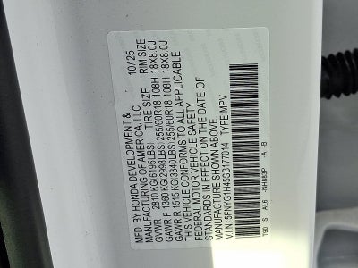 2025 Honda Pilot EX-L AWD