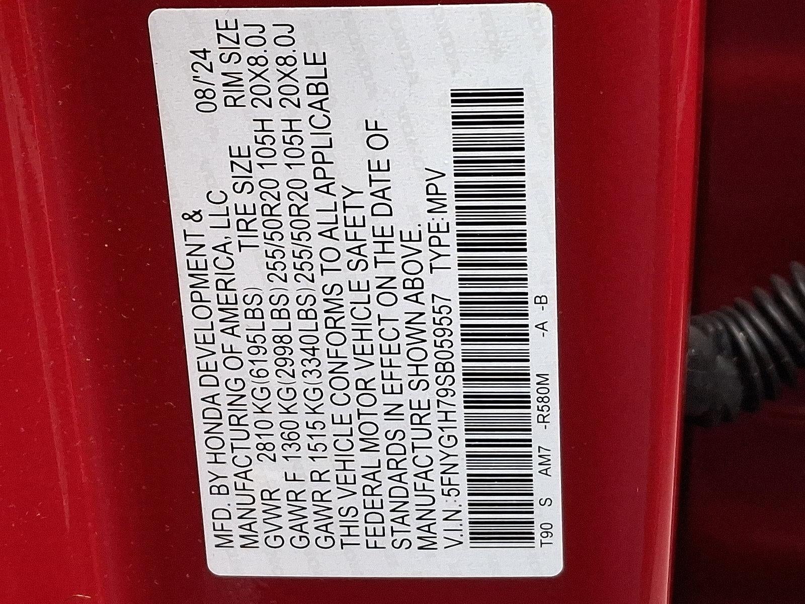 2025 Honda Pilot Touring AWD