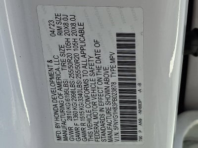 2023 Honda Pilot Elite AWD