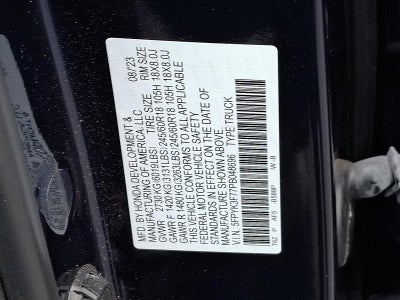 2023 Honda Ridgeline RTL-E AWD