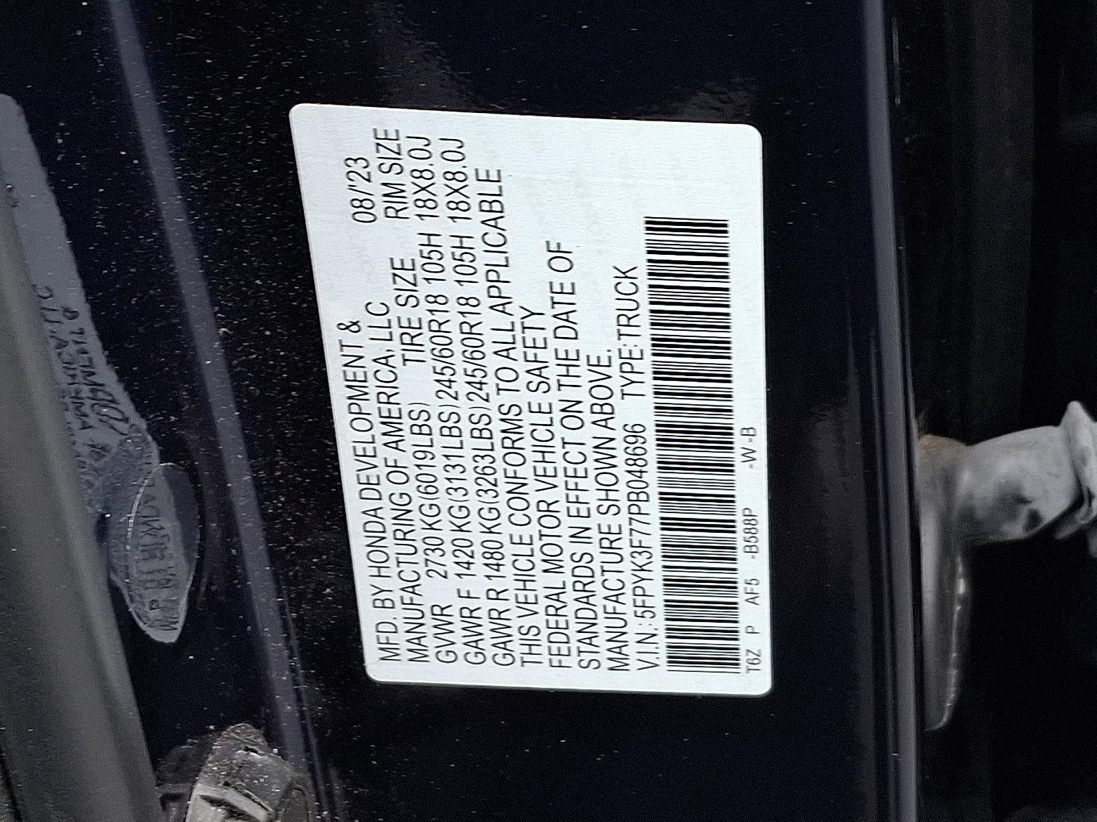 2023 Honda Ridgeline RTL-E AWD