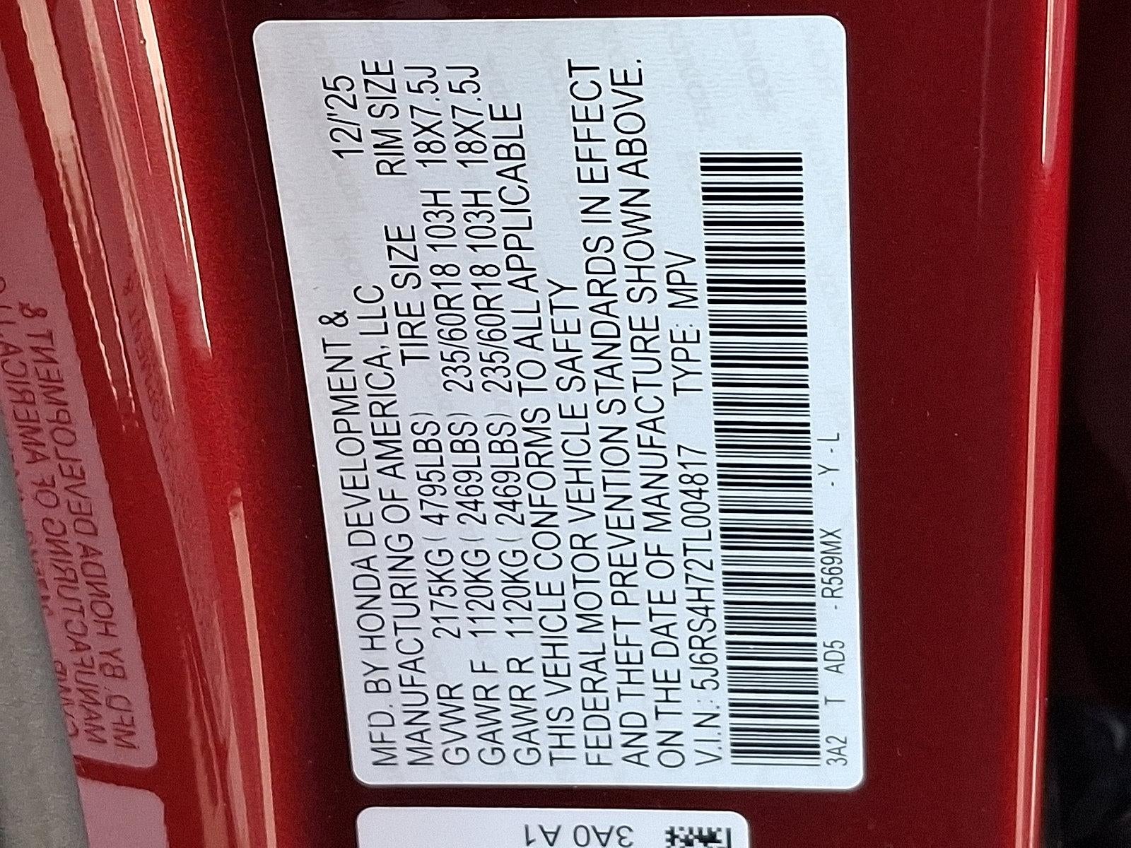 2026 Honda CR-V EX-L AWD