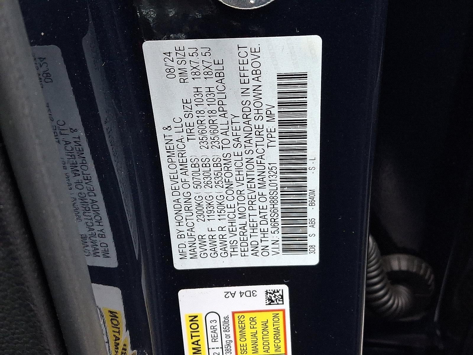 2025 Honda CR-V Hybrid Sport-L AWD