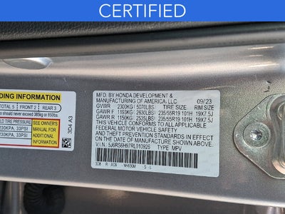 2024 Honda CR-V Hybrid Sport Touring **CERTIFIED**