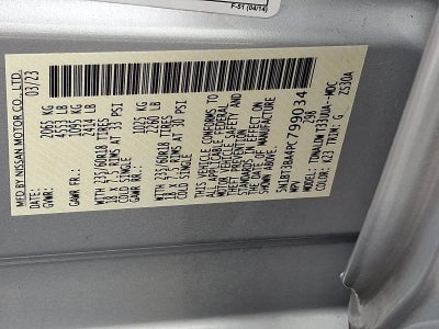 2023 Nissan Rogue FWD SV